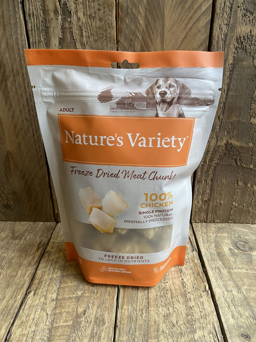Dried meat dog food sales