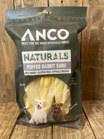 bag of puffed rabbit ears